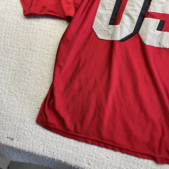 VTG Exco Sport Athletic Y2K Baggy Hip Hop Football Jersey Men Sz XL Red / Silver - Picture 15 of 15